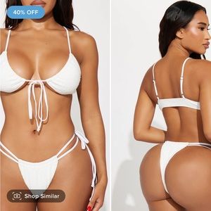 Fashion Nova Mykonos Love Affair 2 piece bikini - brand new